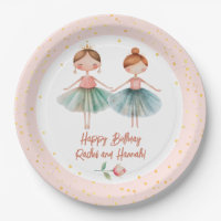 Ballerina Ballet Pink Double Birthday
