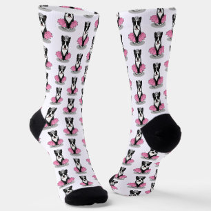 Ballerina Ballet Princess Boston Terrier (black) Socks