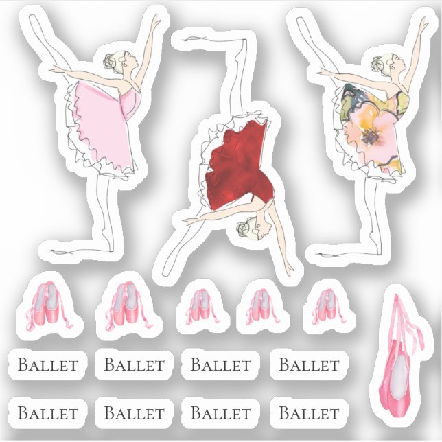 Ballerina ballet shoes girls diary school (Front)