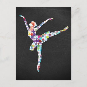 Ballerina/ Balletttänzerin Postcard