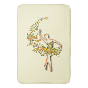 Ballerina Bath Mat Ballet Dancer Girl