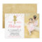 Ballerina Birthday Invitation with Photo