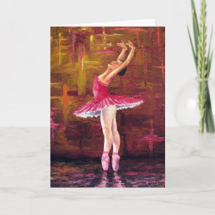 "Ballerina" (Blank Card) Card