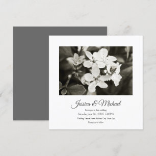 Ballerina Blossoms Vintage Invitation