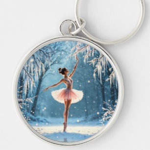 Ballerina bright fashion elegance dance keychain
