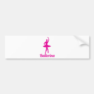 Ballerina Bumper Sticker