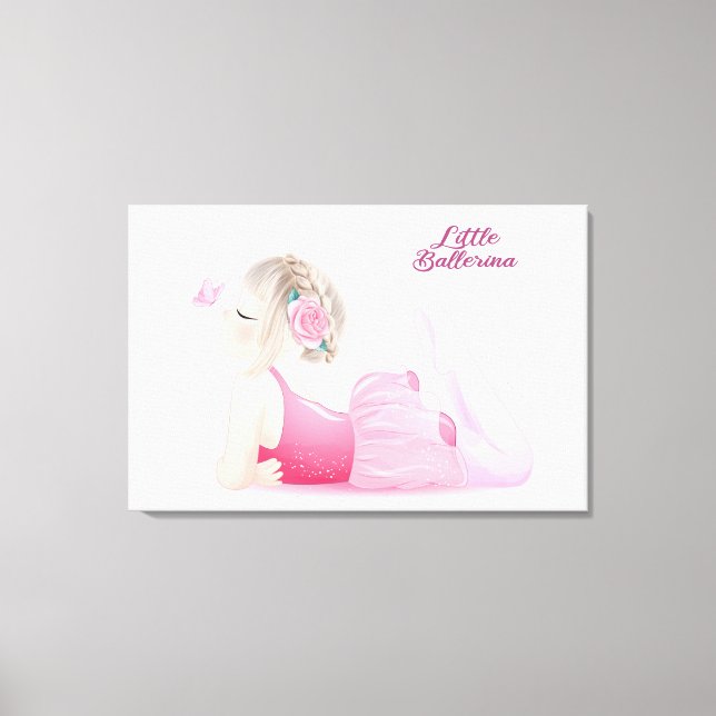 Ballerina Canvas Print (Front)