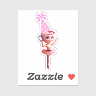 Ballerina Cappuccina in Birthday Party Hat