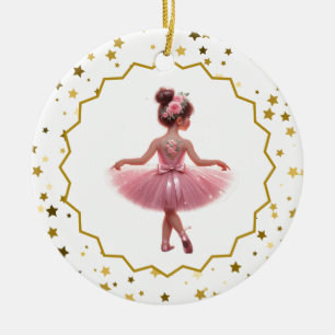 Ballerina Ceramic Ornament