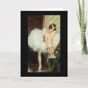 Ballerina Christmas Card