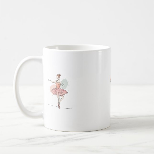 ballerina coffee mug (Left)