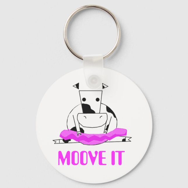 Ballerina Cow Keychain (Front)