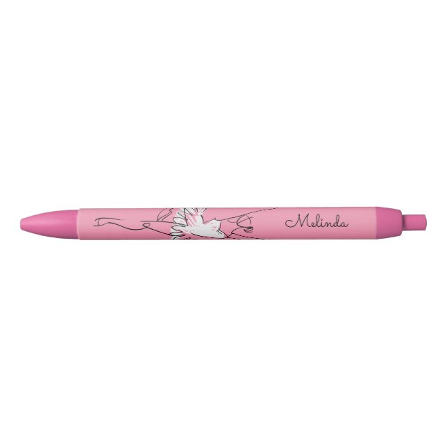 Ballerina custom name & colour pens (Front)