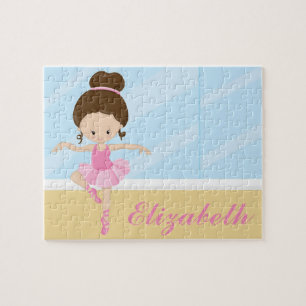 Ballerina Custom Personalized Name Puzzle