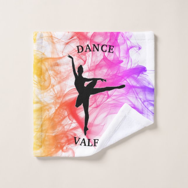 Ballerina Dance Pastel Watercolor Wash Cloth (Wash Cloth)