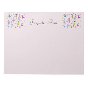 Ballerina Dance Personalized Notepads
