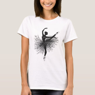 Ballerina Dance Silhouette T-Shirt | BalletT-Shirt