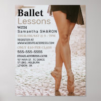 Ballerina Dancer, Dance Lesson Advertising