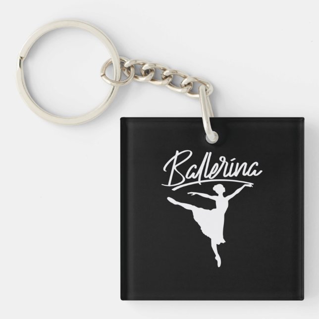 Ballerina Dancer Keychain (Front)
