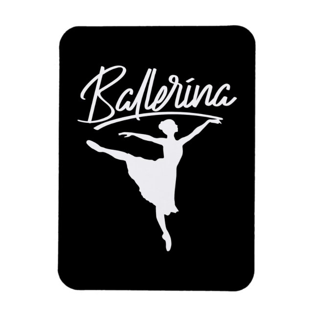 Ballerina Dancer Magnet (Vertical)