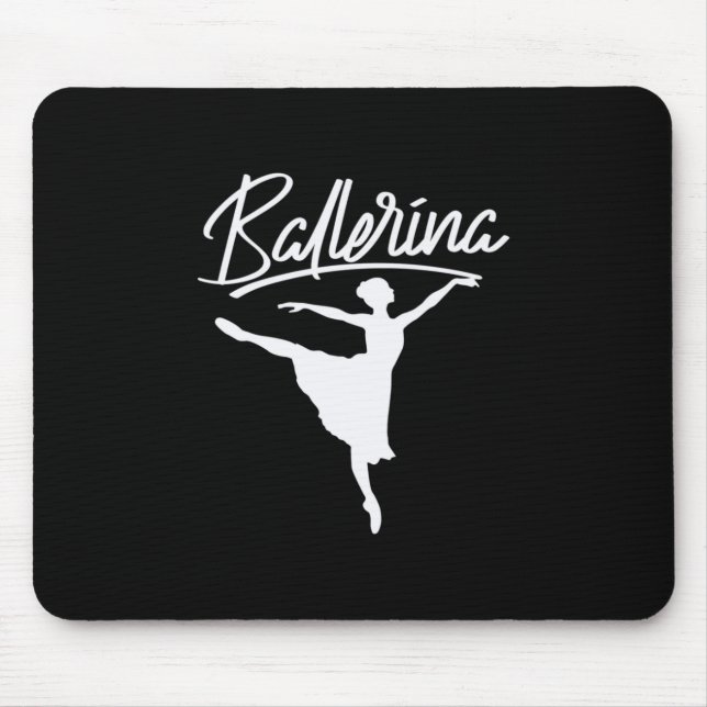 Ballerina Dancer Mouse Pad (Front)