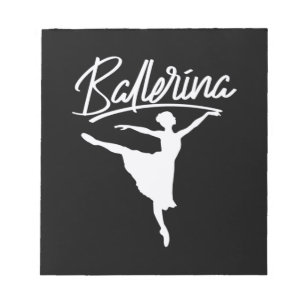 Ballerina Dancer Notepad