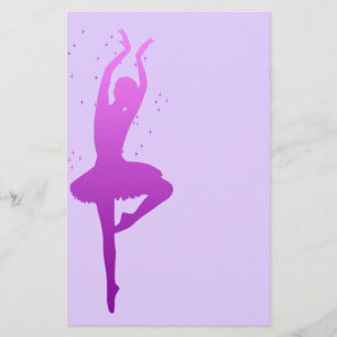 Ballerina dancer stationery