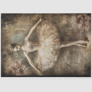 Ballerina Dancer two Tissue Paper