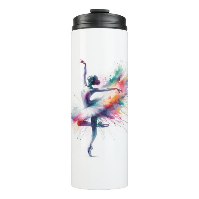 Ballerina Dancer water bottle (Front)