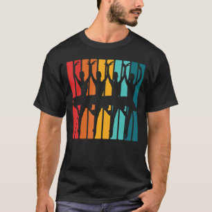 Ballerina Dancing Pirouette Ballet Dancer Vertical T-Shirt