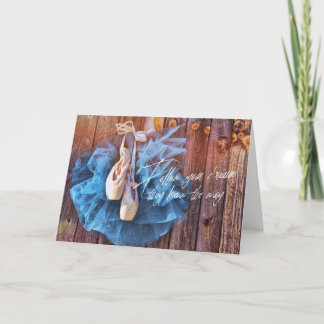 BALLERINA DREAMS Greeting Card