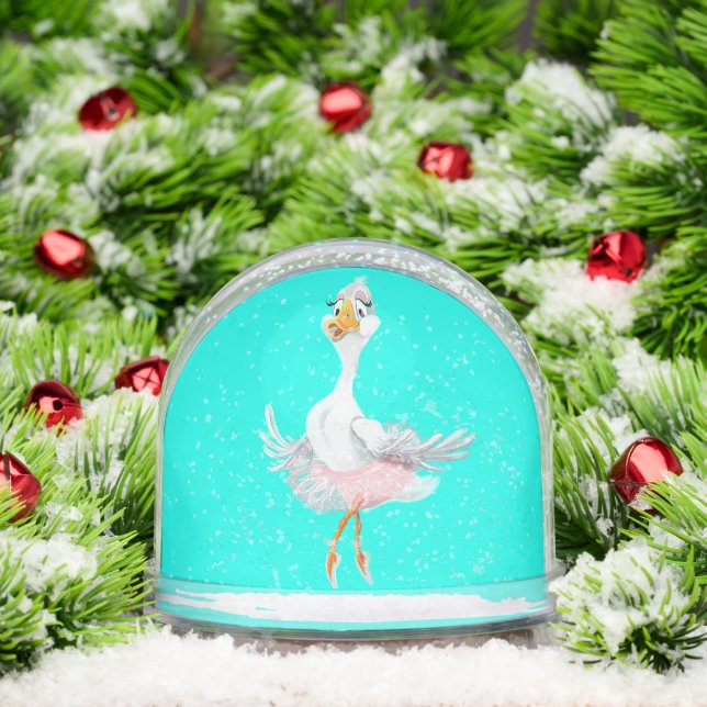 Ballerina Duck Snowglobe (Christmas)
