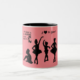 Ballerina est une tasse à café aux deux tonalités.