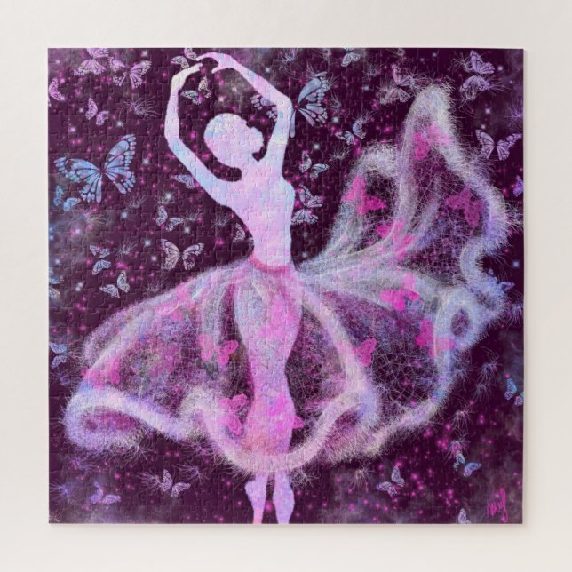 Ballerina et papillons Puzzle - Ballet (Vertical)