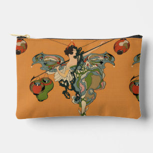Ballerina Faerie With Lanterns Accessory Pouch