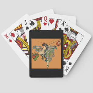 Ballerina Faerie With Lanterns Playing Cards