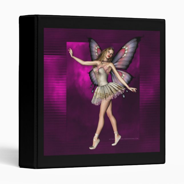 Ballerina Fairy Artwork D1 Binder (Front/Spine)