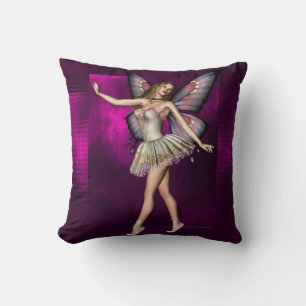 Ballerina Fairy Artwork D1 Pillow