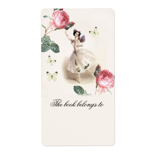Ballerina Fairy   Bookplate (Front)