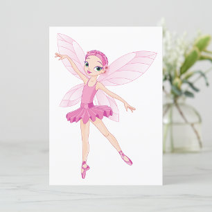 Ballerina Fairy Invitations