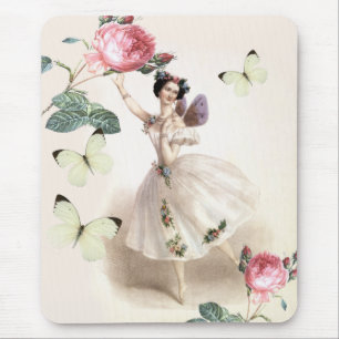 Ballerina Fairy Mouse Pad