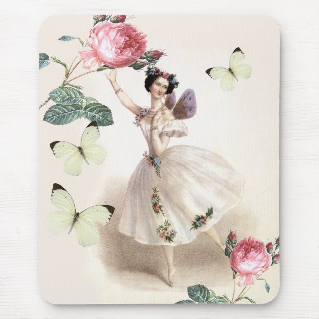 Ballerina Fairy Mouse Pad (Front)