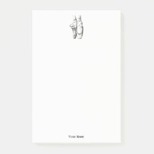 Ballerina Feet on Pointe #1 Post-it Notes