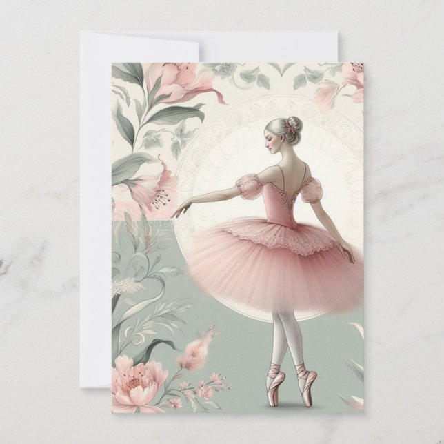 Ballerina Flat Card (Front)