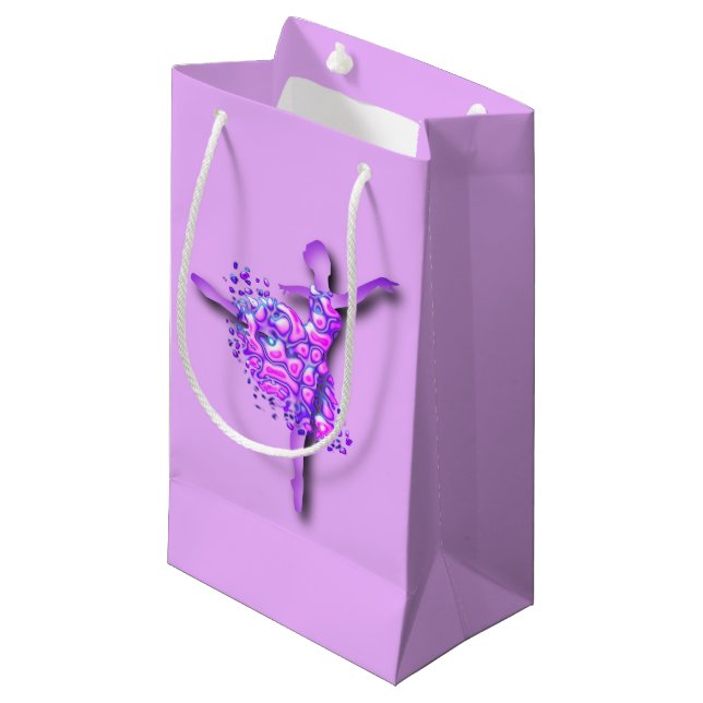Ballerina Gift Bag Ballet Dancer (Front Angled)
