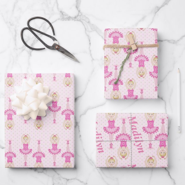 Ballerina Gift Wrap (Front)