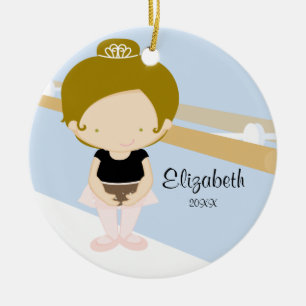 Ballerina Girl Ballet Dance Christmas Ornament