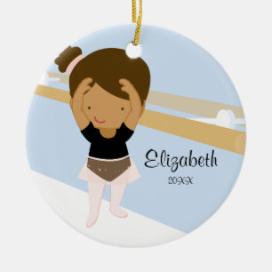 Ballerina Girl Ballet Dance Christmas Ornament