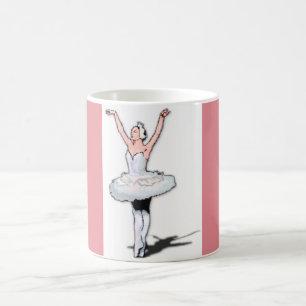 Ballerina Girl Dancer Danse Ballet Rose Mug Cadeau
