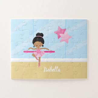 Ballerina Girl Kid's Personalized Jigsaw Puzzle